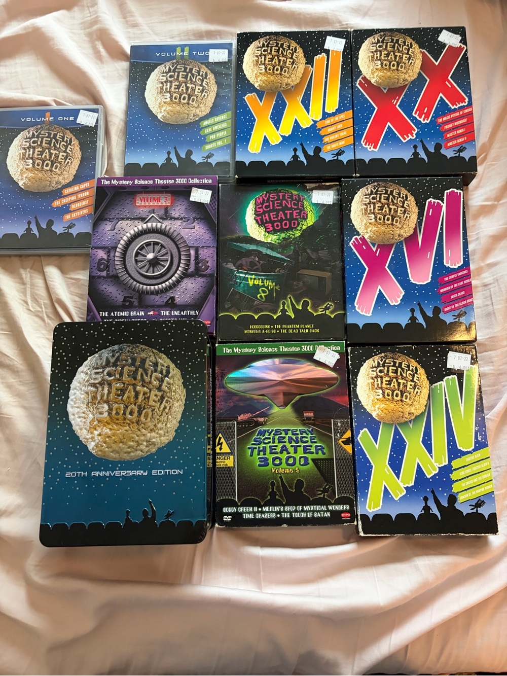 Mystery Science Theater 3000 DVD Lot of 10 DVD MST3K B-Movie, Rare, OOP W/ Tin
